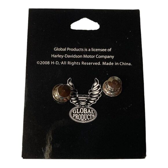 Harley Davidson Motorcycle Jacket Hat Vest Pin Gail’s Kansas City, Missouri NEW - Picture 2 of 3